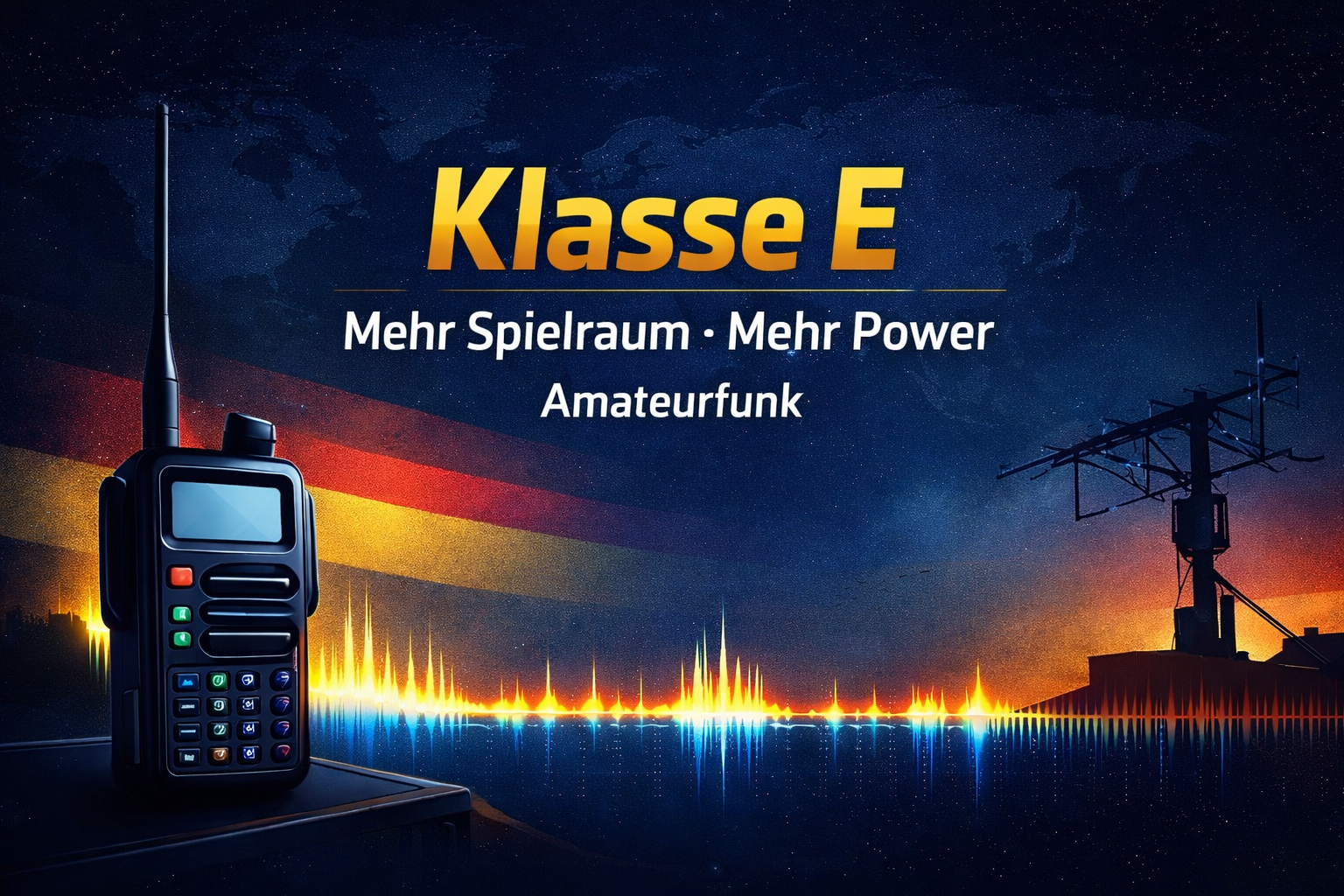 Amateurfunk Klasse E – mehr Spielraum, mehr Power!